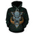 Polynesian Kamapuaa Flag of Hawaii Hoodie Green Hawaiian Mythology Style - Polynesian Pride