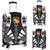 Tonga Luggage Cover - Polynesian Tattoo Black Black - Polynesian Pride