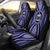 Samoa Car Seat Covers - Samoa Coat Of Arms Blue Version Universal Fit Blue - Polynesian Pride