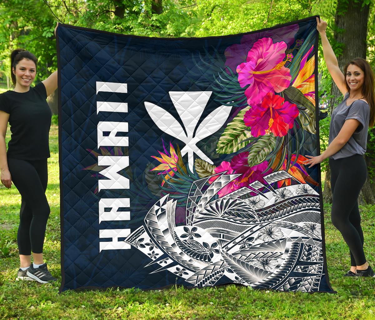 Polynesian Hawaii Premium Quilt - Summer Vibes - Polynesian Pride