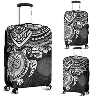 Northern Mariana Islands Polynesian Luggage Covers - White Turtle - Polynesian Pride
