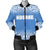 Kosrae Women's Bomber Jacket - Fog Blue Style Blue - Polynesian Pride