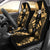 Niue Car Seat Covers - Niue Seal Polynesian Tattoo Gold Universal Fit Gold - Polynesian Pride