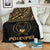 Pohnpei Premium Blanket - Micronesian Gold Version White - Polynesian Pride