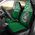 American Samoa Custom Personalised Car Seat Covers - American Samoa Seal Polynesian Green Horizontal Universal Fit Green - Polynesian Pride