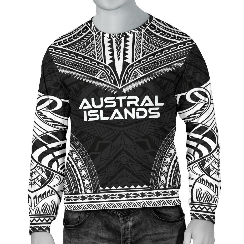 Austral Islands Sweater - Polynesian Chief Black Version Unisex Black - Polynesian Pride