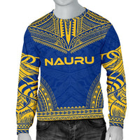 Nauru Sweater - Polynesian Chief Flag Version Unisex White - Polynesian Pride