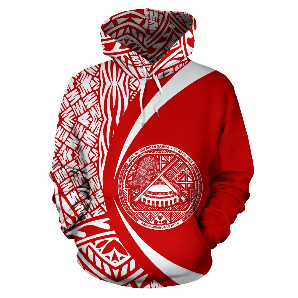 American Samoa Polynesian Hoodie Circle Style 01 - Polynesian Pride