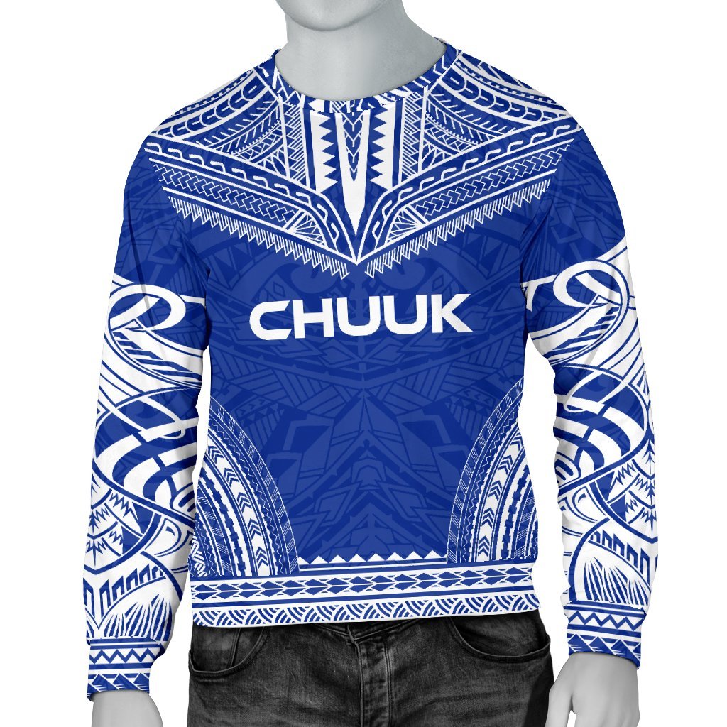 Chuuk Sweater - Polynesian Chief Flag Version Unisex White - Polynesian Pride