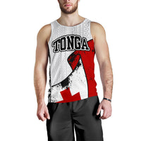 Tonga Special White Men's Tank Top A0 - Polynesian Pride