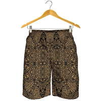 Polynesian Lauhala Mix Gold Men's Short - Polynesian Pride