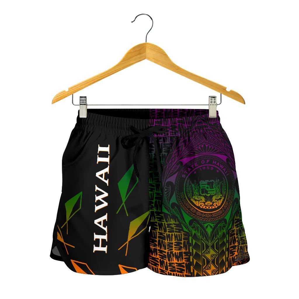 Hawaii Women's Shorts - Hawaii Seal Rocket Style - Polynesian Pride
