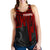 Pohnpei Women's Racerback Tank - Pohnpei Seal In Heartbeat Patterns Style (Red) - Polynesian Pride