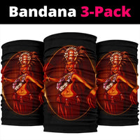 Hawaii Hula Girl Dancing Bandana 3 - Pack - Polynesian Pride