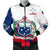 Samoa Special Men's Bomber Jacket White - Polynesian Pride