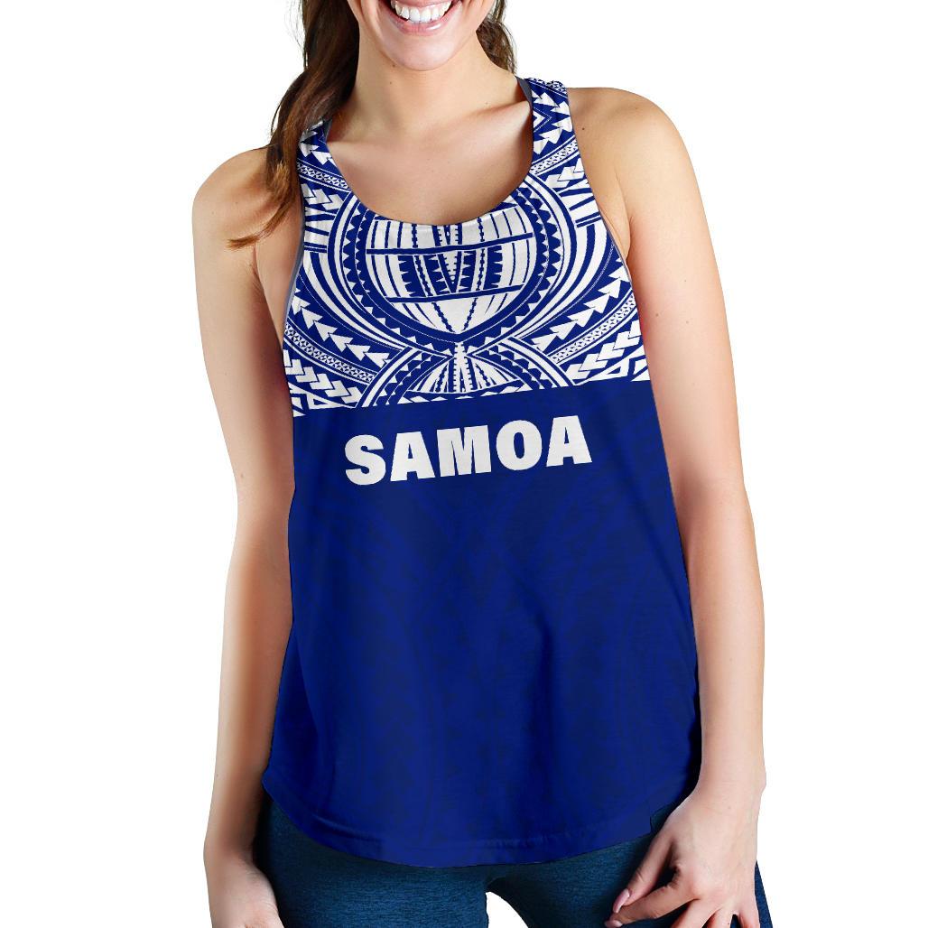 Samoa Women's Racerback Tank - Polynesian Style - Polynesian Pride