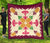 Hawaiian Pineapple Pattern Premium Quilt - Burgundy - Argu Style - AH Burgundy - Polynesian Pride