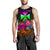 Wallis and Futuna Personalised Men's Tank Top - Summer Hibiscus - Polynesian Pride