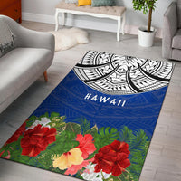 Hawaii Polynesian Area Rug - Ginger Lei Pattern - Polynesian Pride
