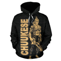 Chuuk Hoodie Micronesia Chuukese Warrior Gold - Polynesian Pride