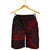 Pohnpei Polynesian All Over Print Men's Short - Red Version Red - Black - Polynesian Pride