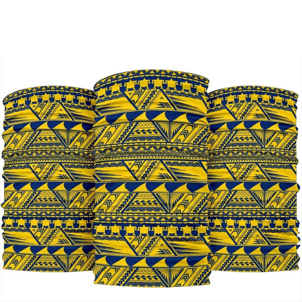 Tokelau Bandana Polynesian Yellow One Size Art - Polynesian Pride