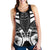 Polyneisan Tattoo Women Racerback Tank Hibiscus K9 Black - Polynesian Pride