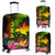 Papua New Guinea Polynesian Luggage Covers - Hibiscus and Banana Leaves - Polynesian Pride