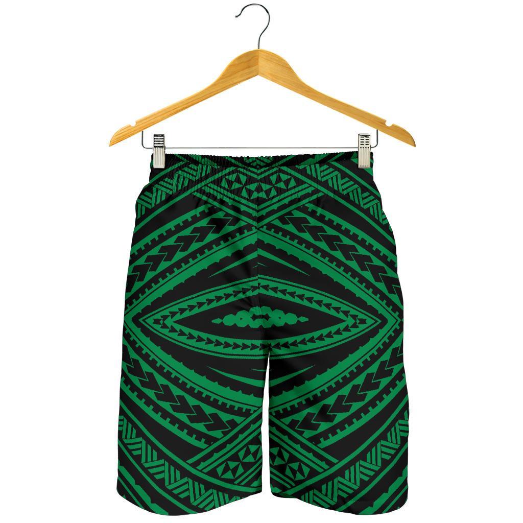 Polynesian Tatau Green Men's Short - Polynesian Pride