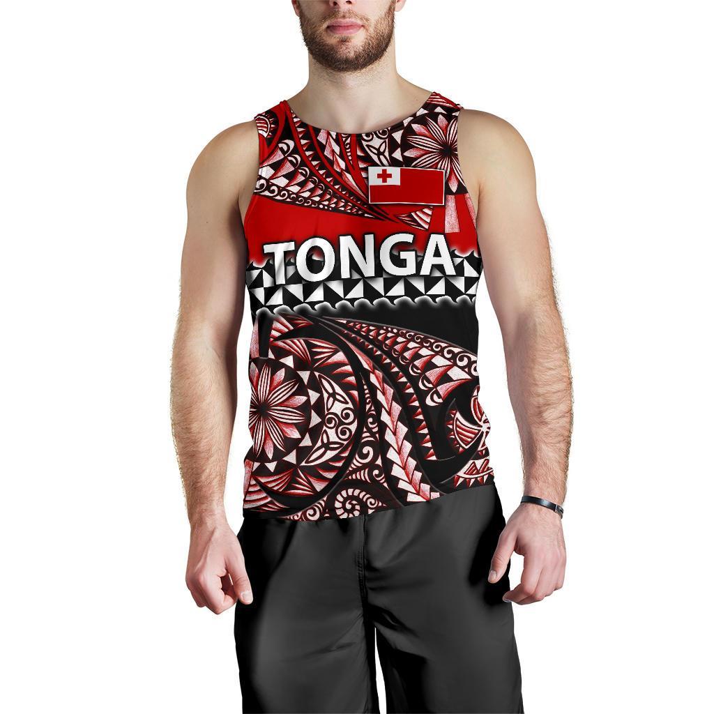 Tonga Men Tank Top Polynesian Tattoo Tongan Tapa - Love The World