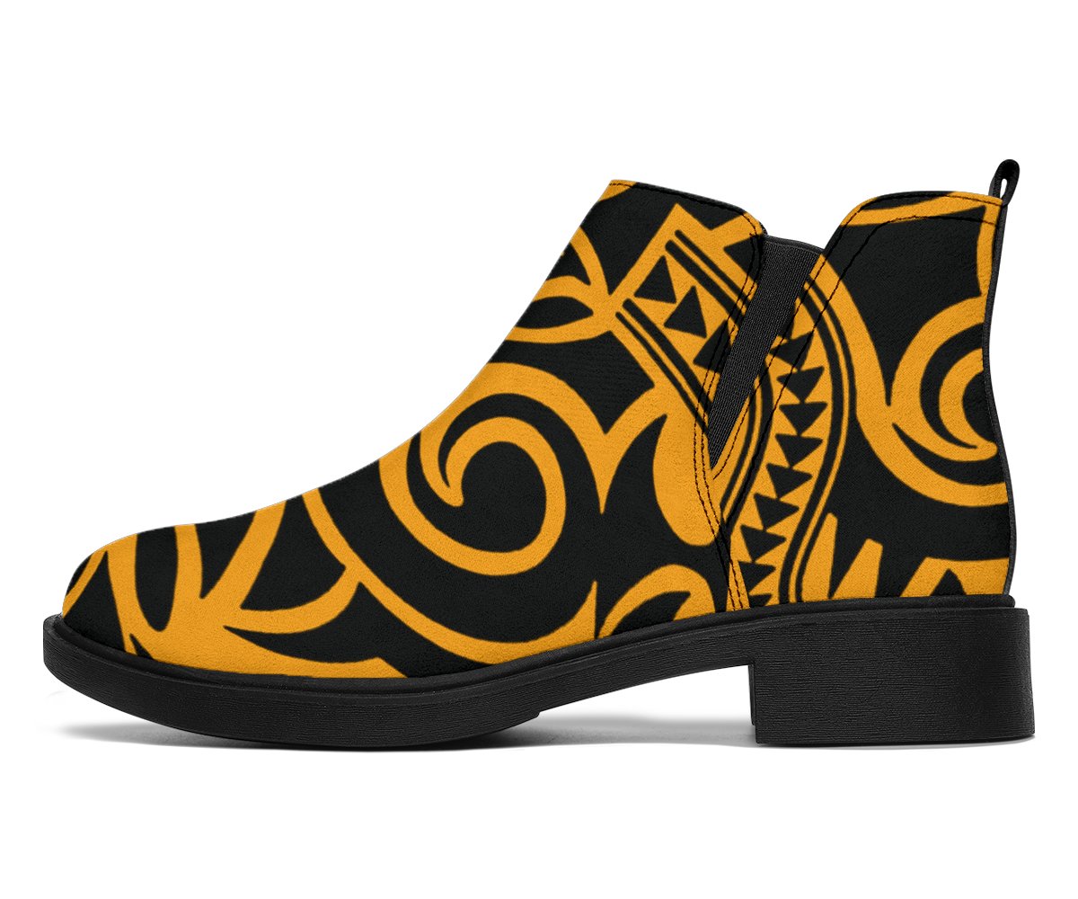 Polynesian Fashion Boots 46 Women Black - Polynesian Pride