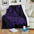 Shark Polynesian Blanket - Polynesian Tattoo Purple - Polynesian Pride