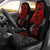 Guam Polynesian Car Seat Covers - Red Turtle Flowing Universal Fit Red - Polynesian Pride