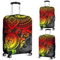 Vanuatu Polynesian Luggage Covers - Reggae Turtle - Polynesian Pride