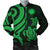 Northern Mariana Men's Bomber Jacket - Tentacle Turtle Green Green - Polynesian Pride