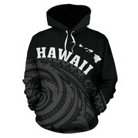 Hawaii Polynesia Hoodie Tatau Style - Polynesian Pride