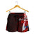 Cook Islands Polynesian Women's Shorts - Coat Of Arm With Hibiscus - Polynesian Pride