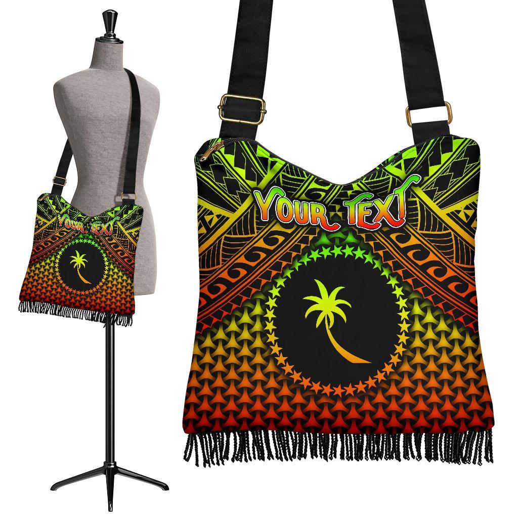 Polynesian Chuuk Personalised Crossbody Boho Handbag - Reggae Vintage Polynesian Patterns - Polynesian Pride
