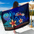 Tahiti Sarong - Vintage Tribal Mountain One Style One Size Blue - Polynesian Pride