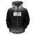 Niue All Over Zip up Hoodie Fog Black Style - Polynesian Pride