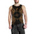 Yap Polynesian Men Tank Top Map Gold Gold - Polynesian Pride