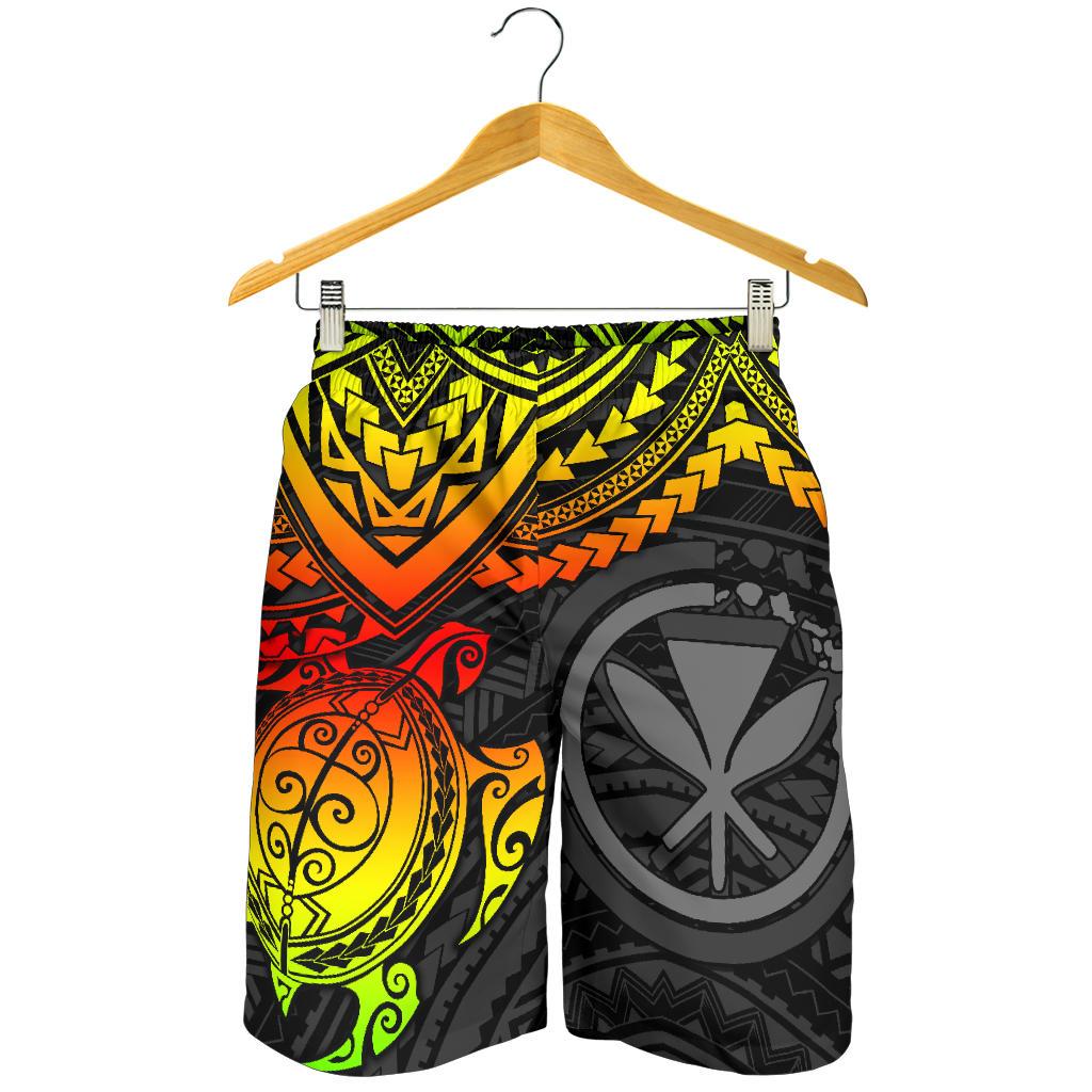 Polynesian Hawaii Short (Men) - Reggae Turtle - Polynesian Pride