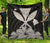 Hawaiian Kanaka Premium Quilt Hibiscus Polynesian Love Gray Gray - Polynesian Pride