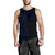 American Samoa Men'S Tank Top - Half Style (Blue) - Polynesian Pride