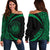 Hawaii Polynesian Women's Off Shoulder Sweater 09 White - Polynesian Pride