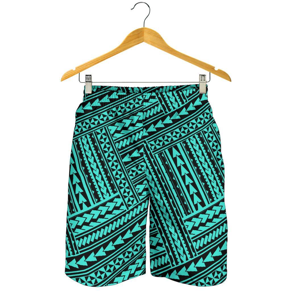 Polynesian Nation Turquoise Men's Short - Polynesian Pride