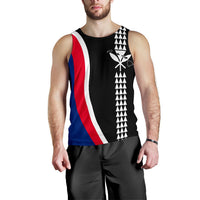 Hawaii Kakau Flag Men's Tank Top - Polynesian Pride