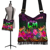 Tonga Polynesian Boho Handbag - Summer Hibiscus - Polynesian Pride