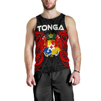 Tonga Polynesian Men's Tank Top - Tongan Spirit - Polynesian Pride
