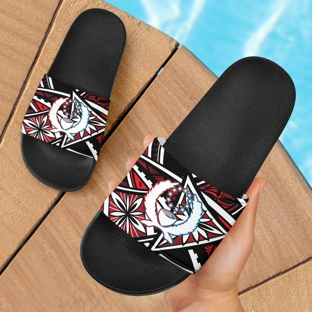 Pohnpei Sandals - Tribal Flower Special Pattern - Polynesian Pride